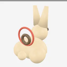 Netsuke low-poly 3D model (7,056 tris)