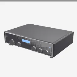 Amplifier low-poly 3D model (1,804 tris)