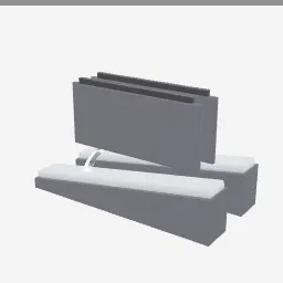 Seat Gap Filler low-poly 3D model (1,208 tris)