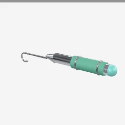 Probe low-poly 3D model (9,880 tris)