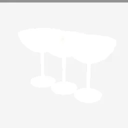 Dessert Glasses low-poly 3D model (6,912 tris)
