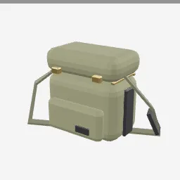 Camera Bag low-poly 3D model (1,684 tris)