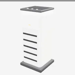 Air Purifier low-poly 3D model (1,864 tris)