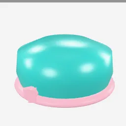 Shower Cap low-poly 3D model (5,600 tris)