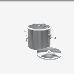 Ice Bucket low-poly 3D model (3,972 tris)
