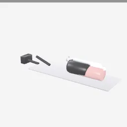 Hair Curler low-poly 3D model (2,926 tris)