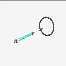 Badminton Racket low-poly 3D model (7,340 tris)