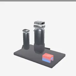 Clippers Set low-poly 3D model (3,804 tris)
