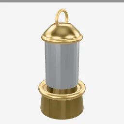 Miners Lamp low-poly 3D model (5,008 tris)