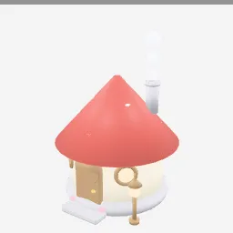 Fairy House Mini low-poly 3D model (9,480 tris)