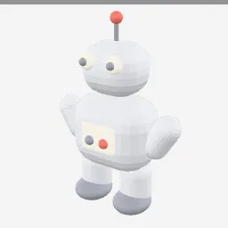 Plush Robot low-poly 3D model (12,784 tris)