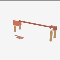 Shamisen low-poly 3D model (2,180 tris)