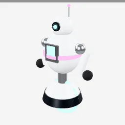 Robot Assistant low-poly 3D model (10,744 tris)
