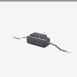 Waist Pouch low-poly 3D model (2,048 tris)
