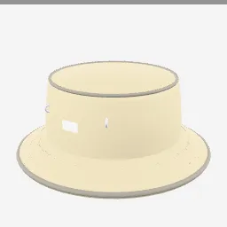 Bucket Hat low-poly 3D model (3,700 tris)