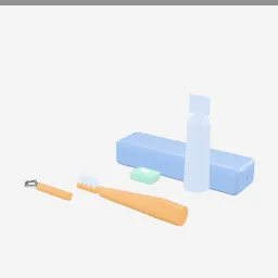 Hygiene Kit low-poly 3D model (4,296 tris)