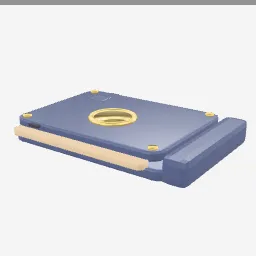 Passport Holder low-poly 3D model (3,788 tris)