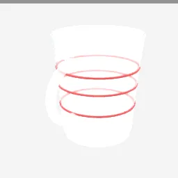 Measuring Cup low-poly 3D model (10,344 tris)