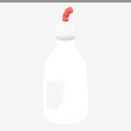 Wash Bottle low-poly 3D model (5,728 tris)