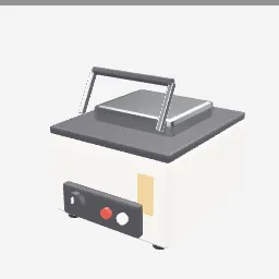 Deep Fryer low-poly 3D model (2,040 tris)