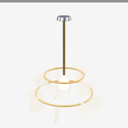Capiz Chandelier low-poly 3D model (15,748 tris)