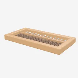 Abacus low-poly 3D model (35,568 tris)