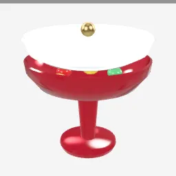 Candy Dish low-poly 3D model (8,736 tris)