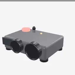 Darkroom Timer low-poly 3D model (2,996 tris)