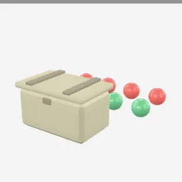 Bocce Set low-poly 3D model (5,204 tris)