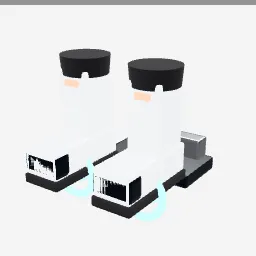 Grav Boots low-poly 3D model (4,544 tris)