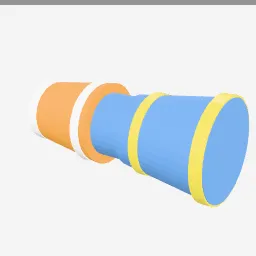 Pull Buoy low-poly 3D model (1,060 tris)