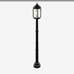 Classic Street Lamp low-poly 3D model (2,808 tris)