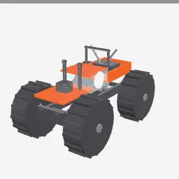 Monster Truck low-poly 3D model (47,428 tris)