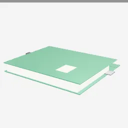 Ring Binder low-poly 3D model (3,836 tris)
