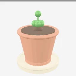 Terracotta Pot low-poly 3D model (8,188 tris)