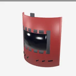 Welding Mask low-poly 3D model (2,488 tris)