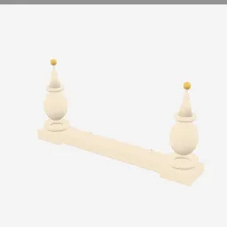 Finial Pair low-poly 3D model (6,552 tris)