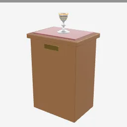 Medieval Goblet low-poly 3D model (5,880 tris)
