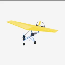 Ultralight low-poly 3D model (2,708 tris)