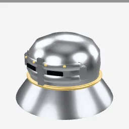 Viking Spectacle Helm low-poly 3D model (4,076 tris)
