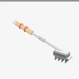 Grill Brush low-poly 3D model (3,420 tris)