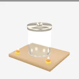 Corn Jar low-poly 3D model (5,464 tris)