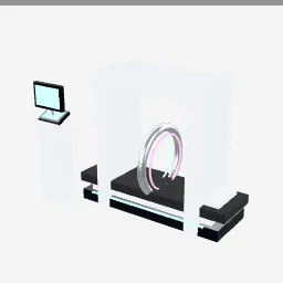 Med Bay Scanner low-poly 3D model (4,676 tris)