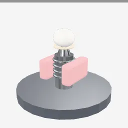 Implant Model low-poly 3D model (6,836 tris)