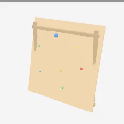 Climbing Wall Segment low-poly 3D model (4,712 tris)
