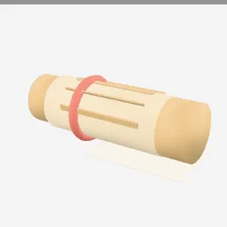Burrito low-poly 3D model (1,292 tris)
