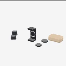 Phone Lens Kit low-poly 3D model (3,416 tris)
