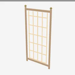 Trellis low-poly 3D model (3,060 tris)