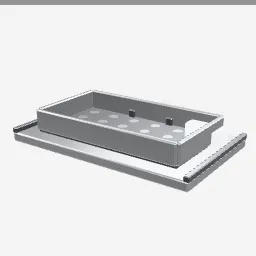 Spaetzle Maker low-poly 3D model (2,320 tris)