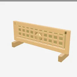 Ranma Transom low-poly 3D model (3,792 tris)